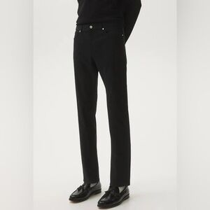 ❤️‍🔥BOGO FREE H&M Men’s slim fit blank casual 5 pocket pants Black 32